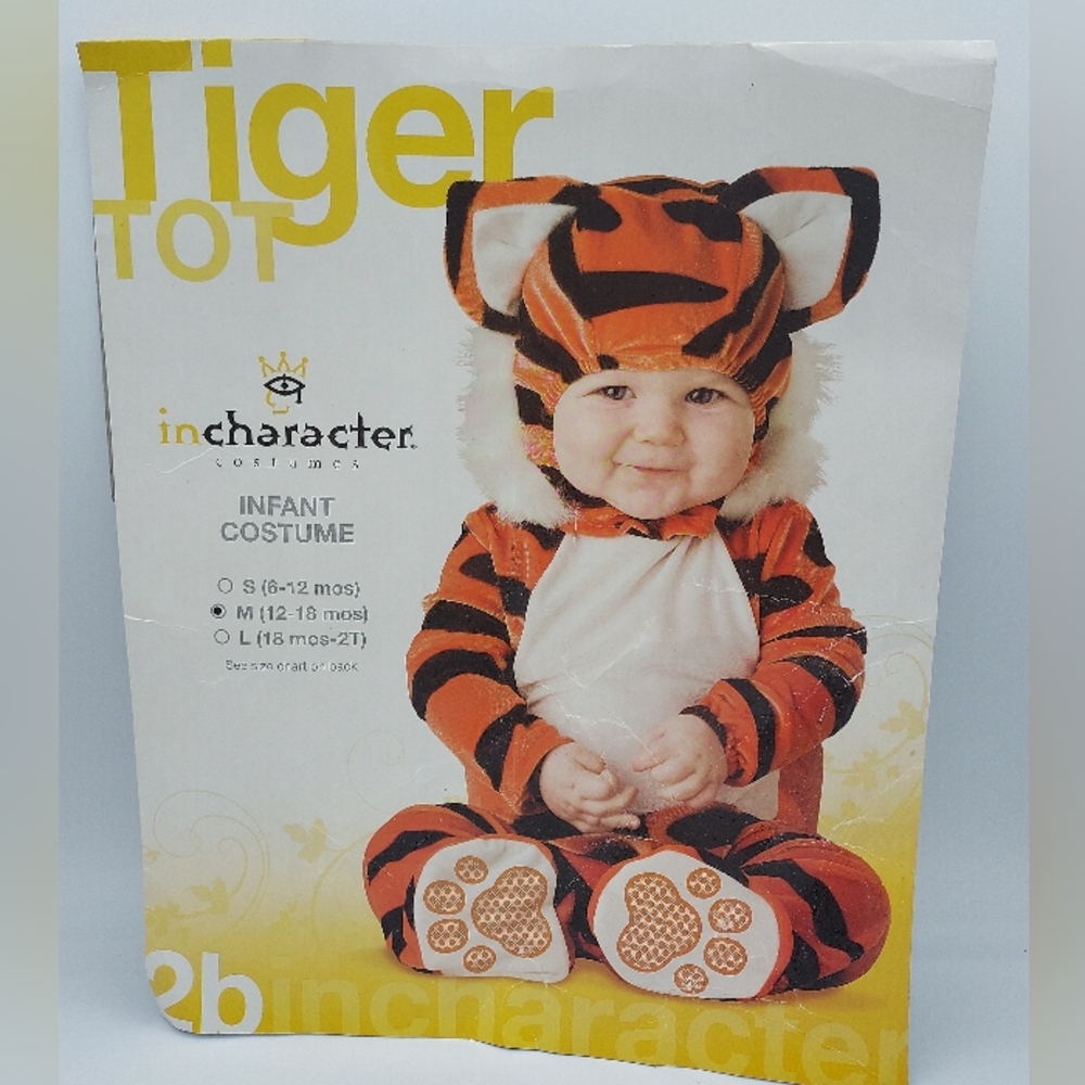 *SHIPS SAME/NEXT DAY!* New Toddler Tiger Costume - Size 12-18mo - Super Cute